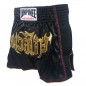 Retro Lumpinee Muay Thai Shorts : LUMRTO-003-svart